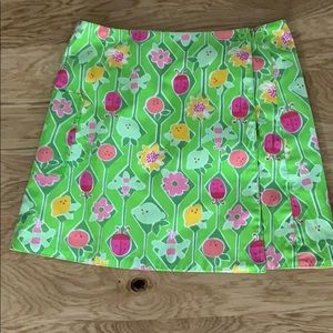 White Label Lilly Pulitzer Reversible Wrap Skirt